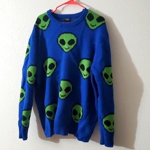 Alien Sweater Forever 21 Men Size XL